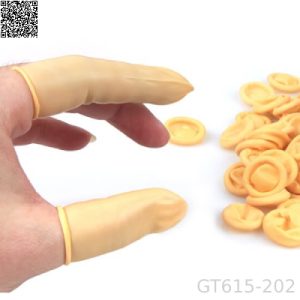 Bao ngón tay cao su vàng GT615-202