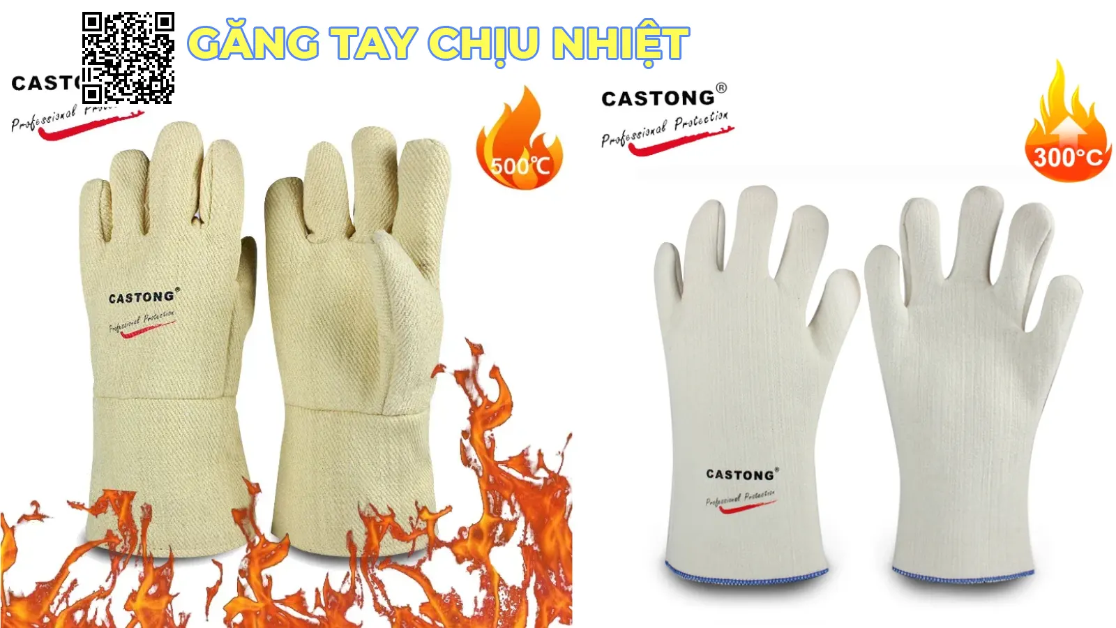 Găng tay chịu nhiệt chống cháy