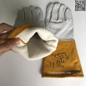 Găng tay da hàn tig dài 30cm GT615-239