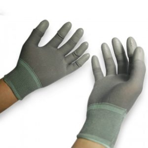 Găng tay pu phủ ngón xám GT615-39