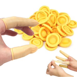 Bao ngón tay cao su vàng GT615-202